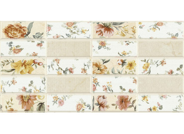 DECORADO NAZCA FLORES MOS 25x50